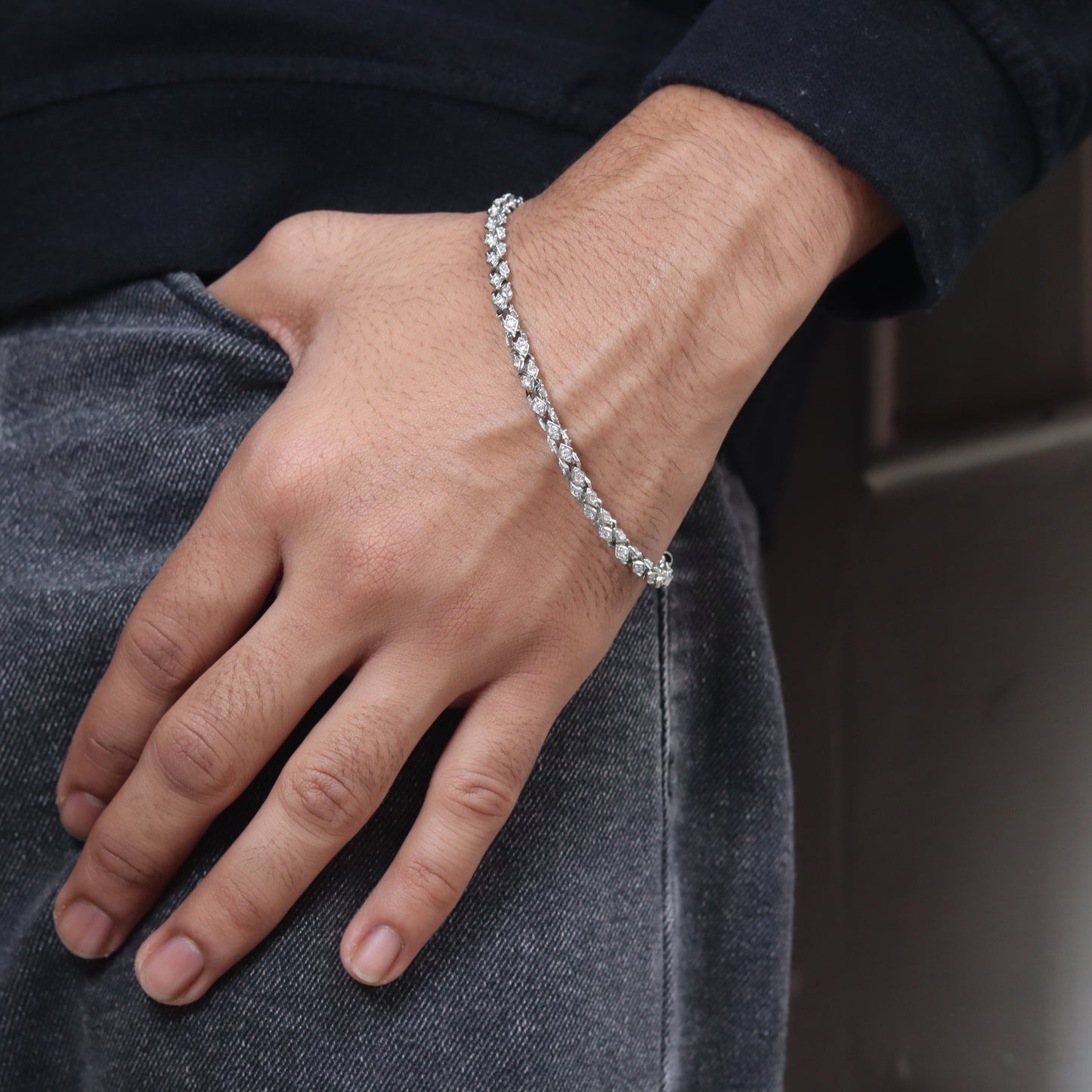 Frostband Pure Silver Bracelet