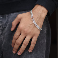 Gleamforge Pure Silver Bracelet