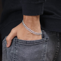 Gleamforge Pure Silver Bracelet