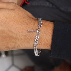 Gleamforge Pure Silver Bracelet