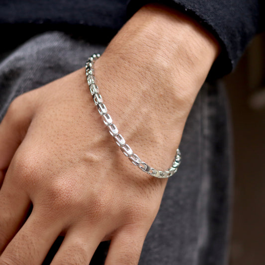 Eclipse Cuff Pure Silver Bracelet