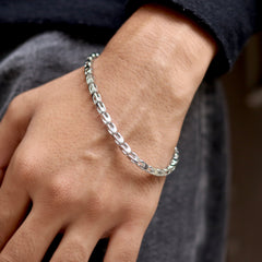 Eclipse Cuff Pure Silver Bracelet