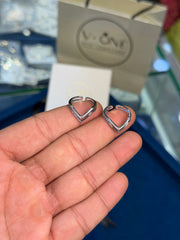 Dazzle curve silver Toering for women