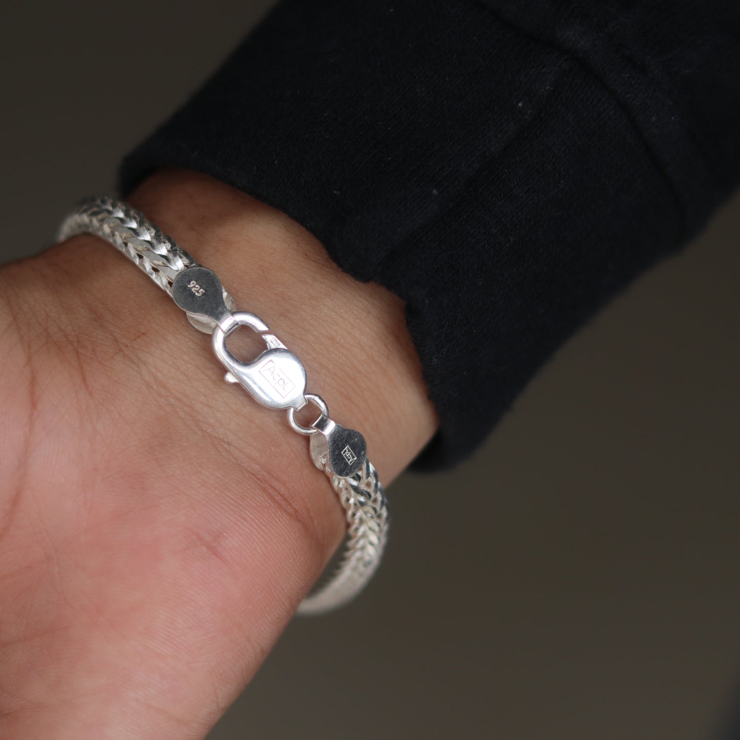 Solid Silver Cuff Bracelet