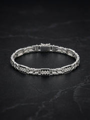 Massive silver men’s bracelet