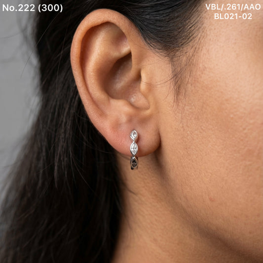 Nova Crystal silver Bali for women