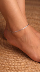 Liana Triple Layer Silver Payal for Women