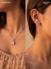 Vidhi silver pendant set for women