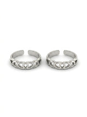 Trible grace silver toerings for women