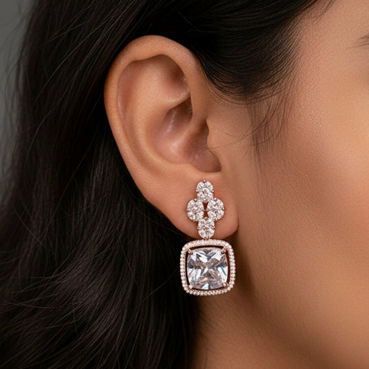Celestial Pearl silver earrings