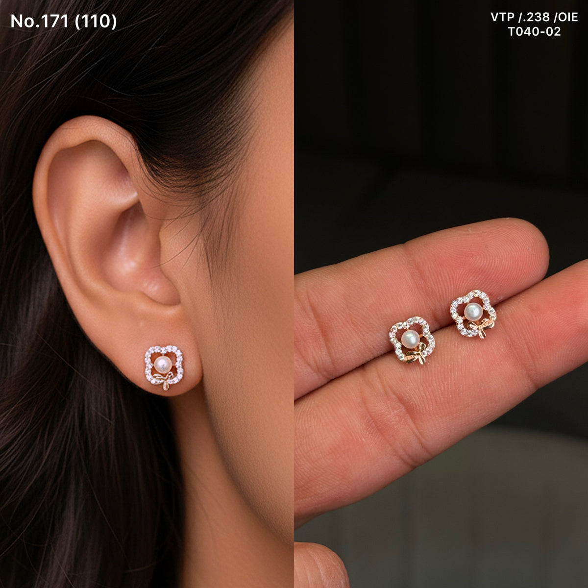 Vamika silver stud