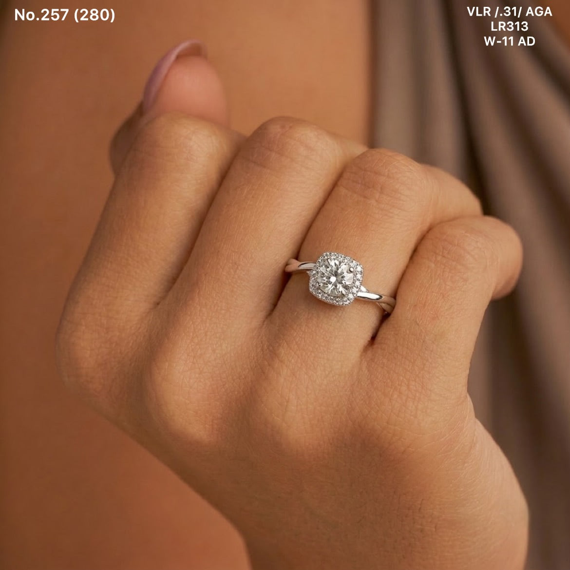 Nivya silver ring for women