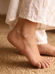 Silver butterfly heaven Payal for women
