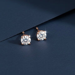 Micro shine silver stud