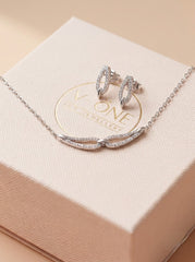 Bhavya silver pendant set for women