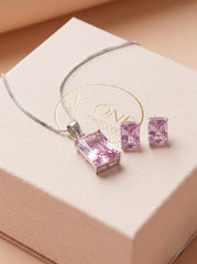 Vidhi silver pendant set for women