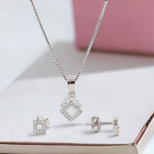 Silver Pendant Set - V One Jewellery