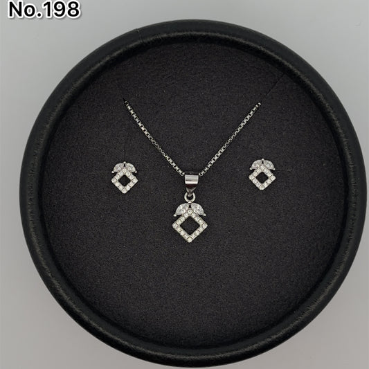 Silver Pendant Set - V One Jewellery