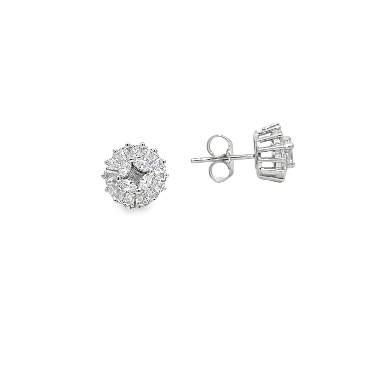 Silver Earrings for Women by V One Jewellery