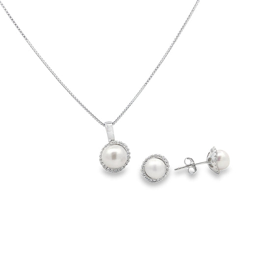 Silver Pendant Set - V One Jewellery