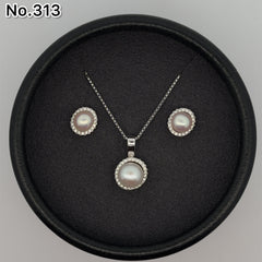 Silver Pendant Set - V One Jewellery