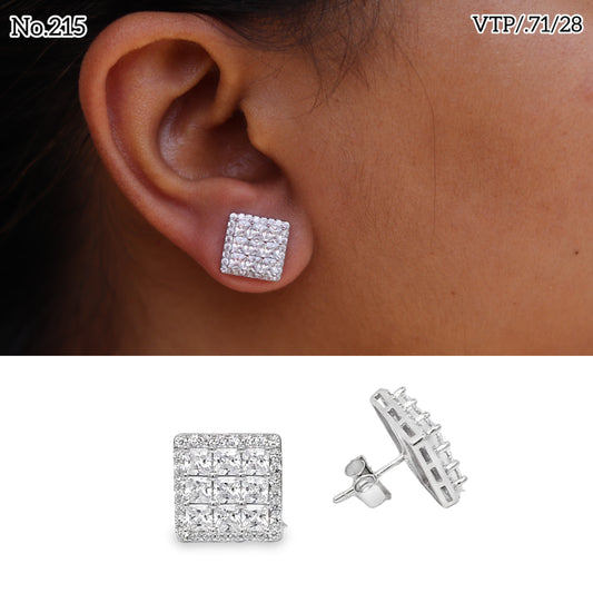 Silver Earrings for Women by V One Jewellery