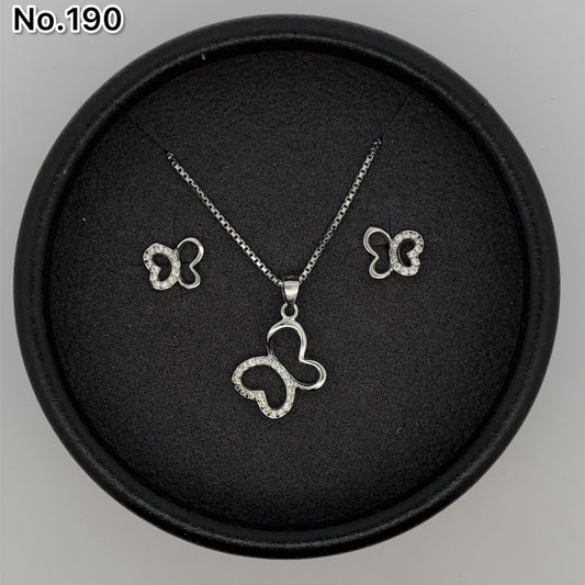 Silver Pendant Set - V One Jewellery