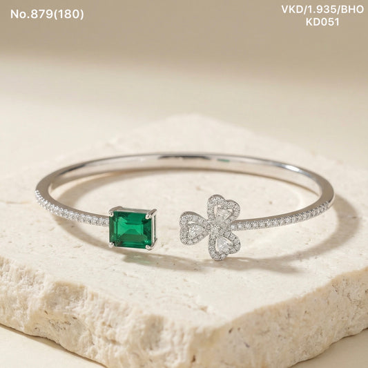 Harmony silver kada for women