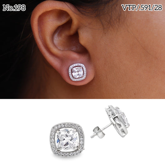 Silver Earrings for Women by V One Jewellery