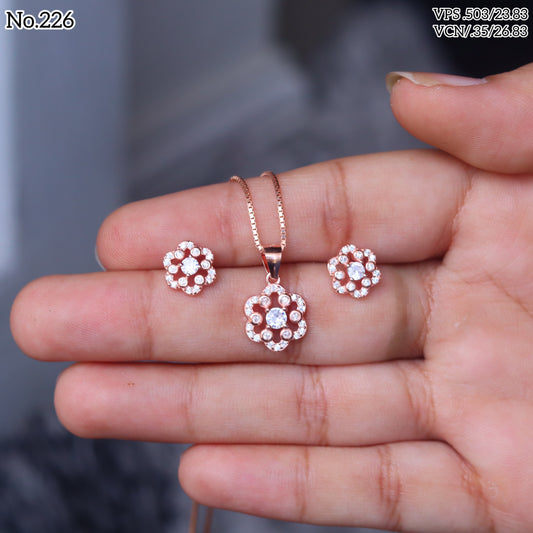Silver Pendant Set - V One Jewellery