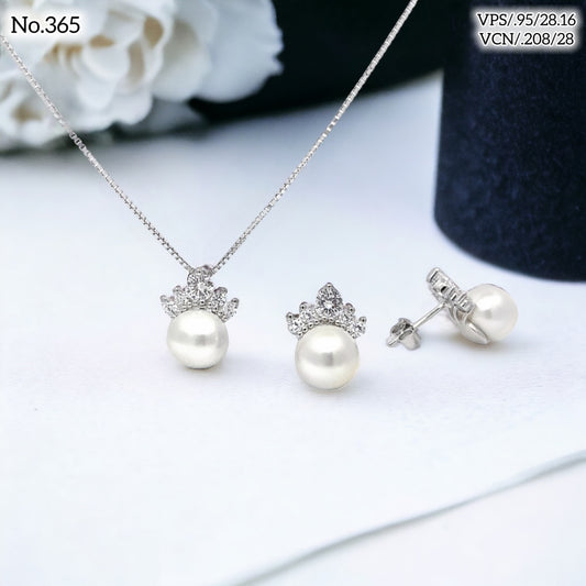 Silver Pendant Set - V One Jewellery