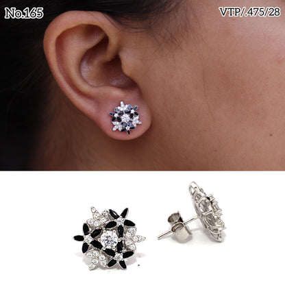 Silver Earrings for Women by V One Jewellery