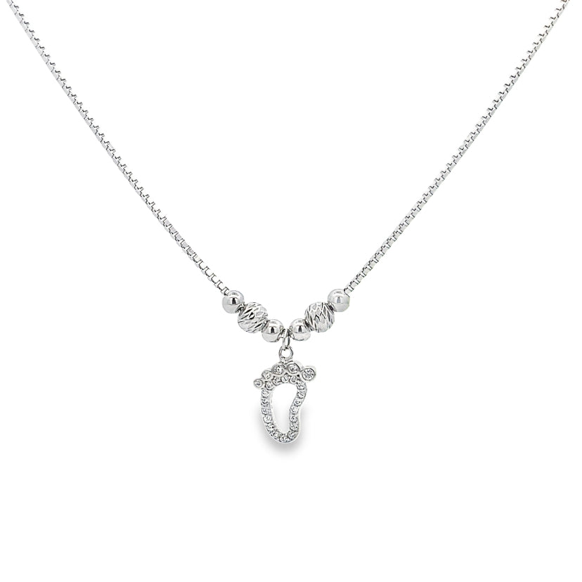Silver Chain Pendant - V One Jewellery