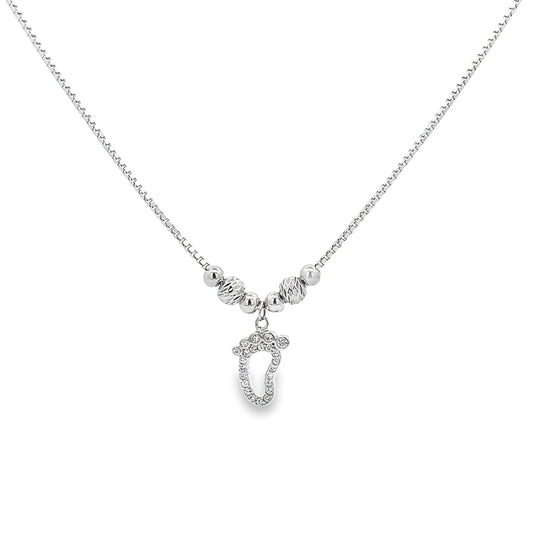 Silver Chain Pendant - V One Jewellery