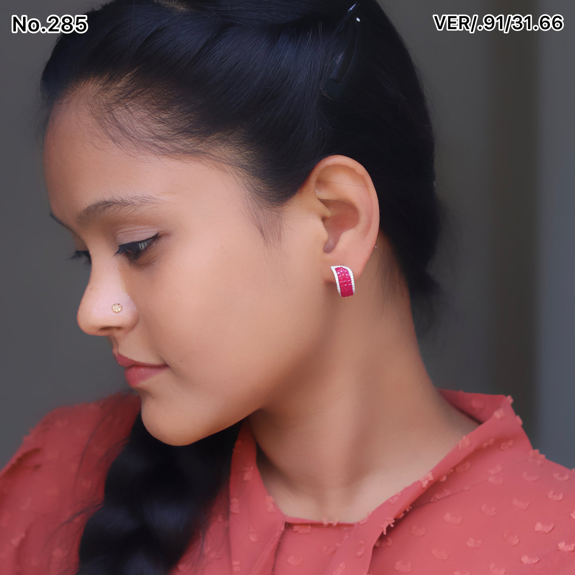 Silver Earrings for Women by V One Jewellery