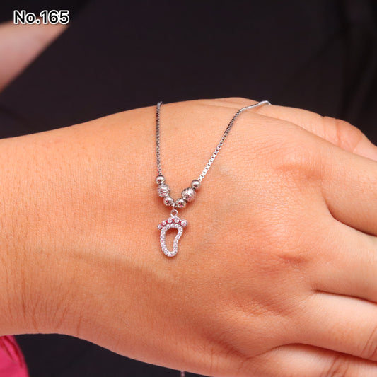 Silver Chain Pendant - V One Jewellery