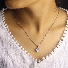Silva Grace Silver Pendant Set for Women