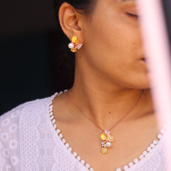 Rose Pearl Luxe Pendant Set