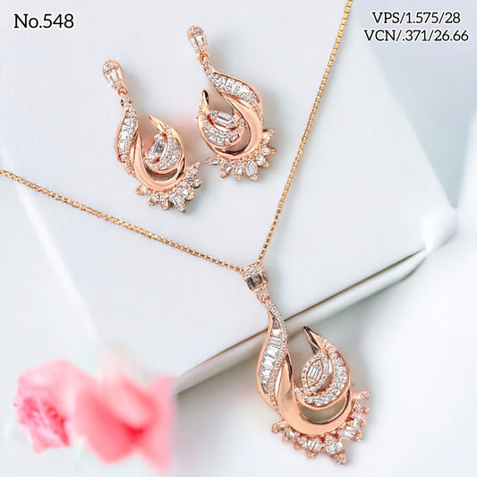 Silver Pendant Set - V One Jewellery