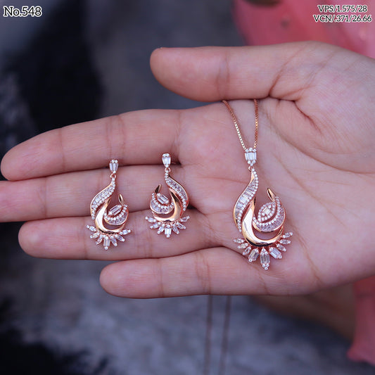 Silver Pendant Set - V One Jewellery