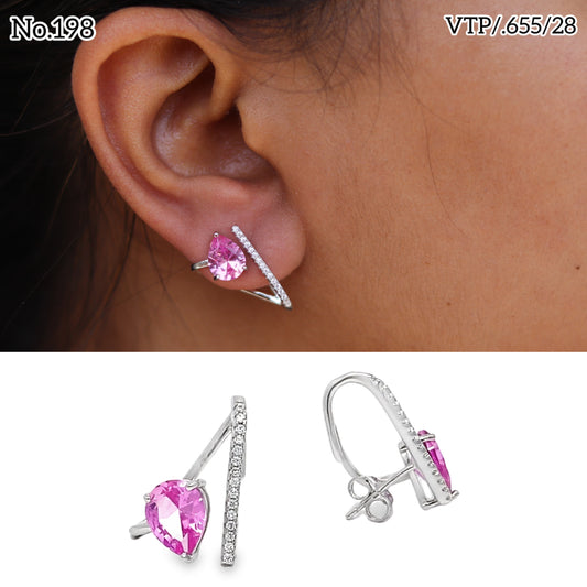 Silver Earrings for Women by V One Jewellery