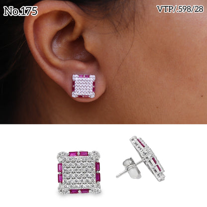 Silver Earrings for Women by V One Jewellery