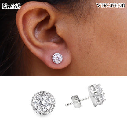 Silver Earrings for Women by V One Jewellery