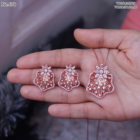 Silver Pendant Set - V One Jewellery