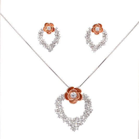 Silver Pendant Set - V One Jewellery