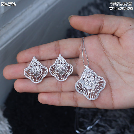 Silver Pendant Set - V One Jewellery