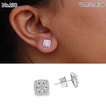 Silver Earrings for Women by V One Jewellery