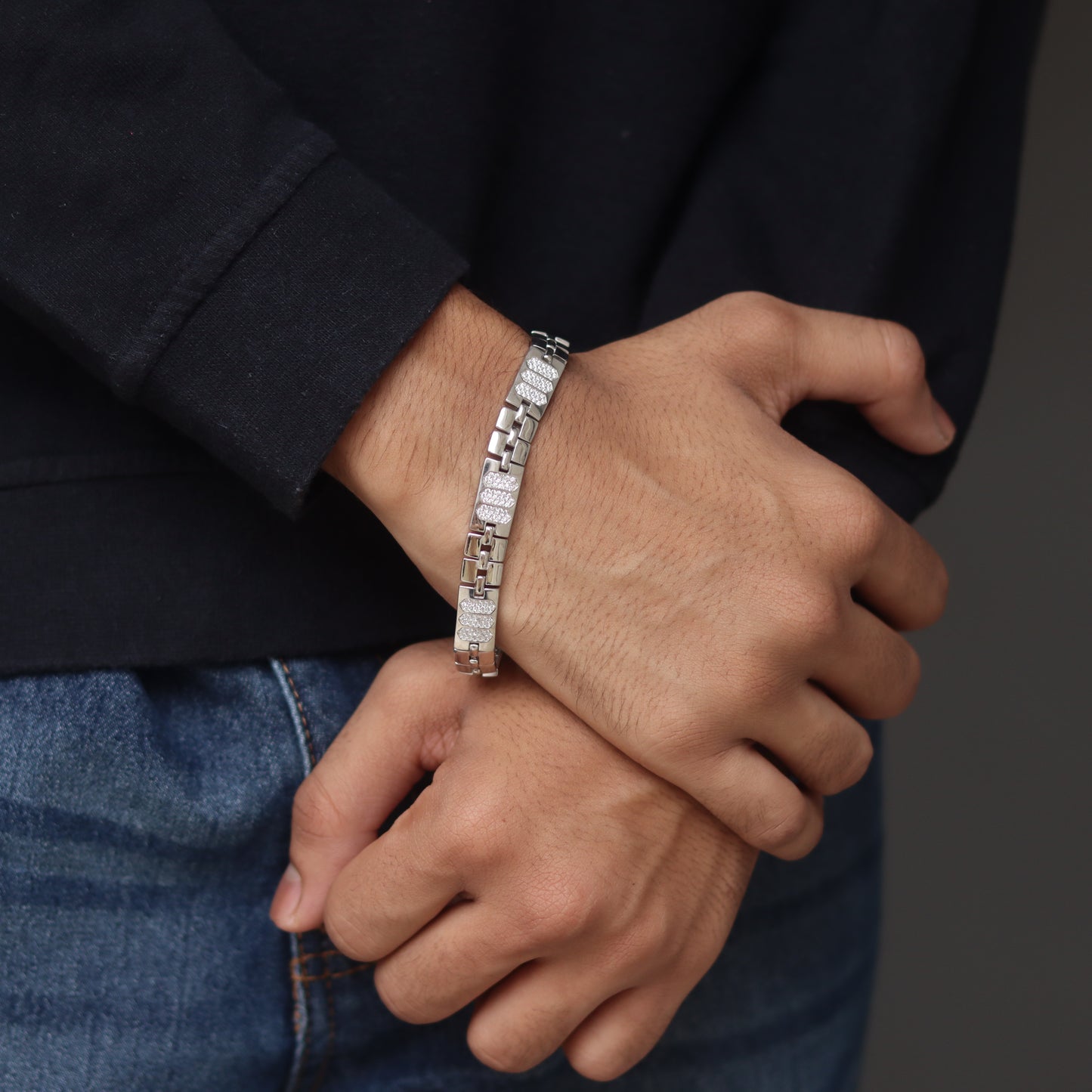 Pure Silver Bold Bracelet