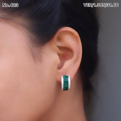 Silver Earrings for Women by V One Jewellery