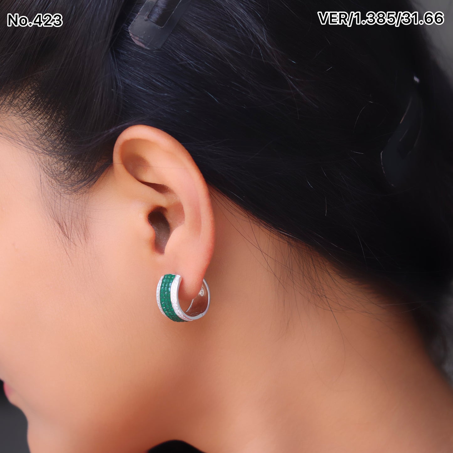 Silver Earrings for Women by V One Jewellery